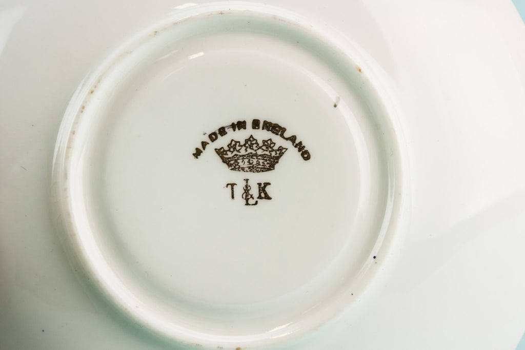 Willow teacup & saucer, English circa 1900