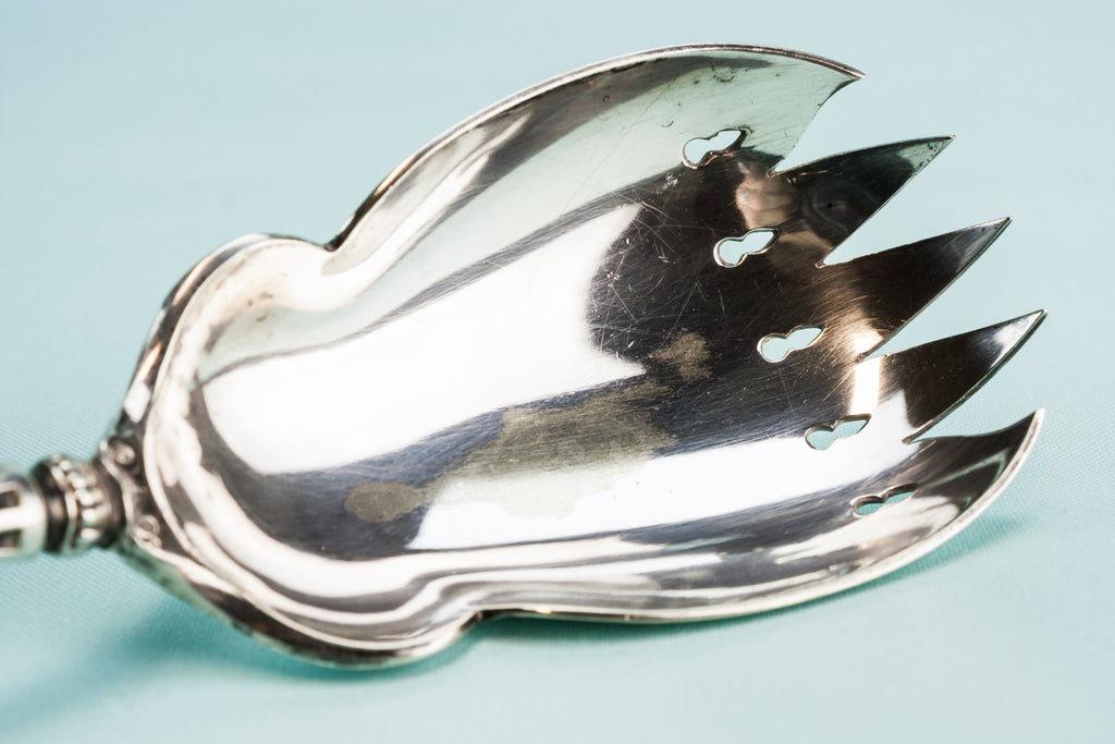 Salad bowl & serving spoons
