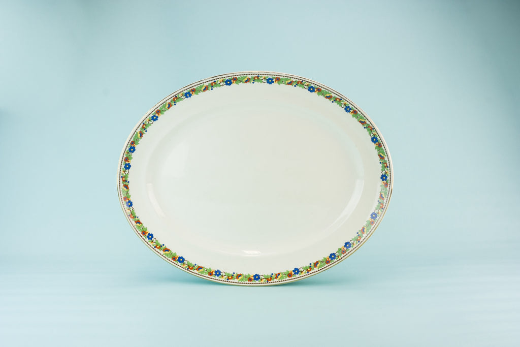 Art Deco pottery platter