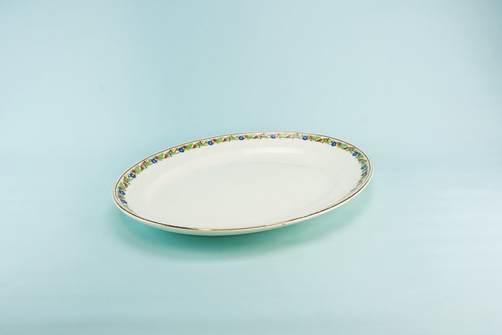 Art Deco pottery platter