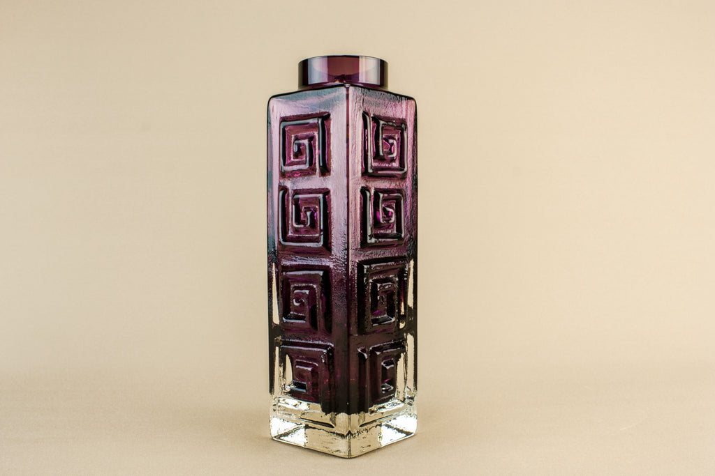 Whitefriars aubergine vase