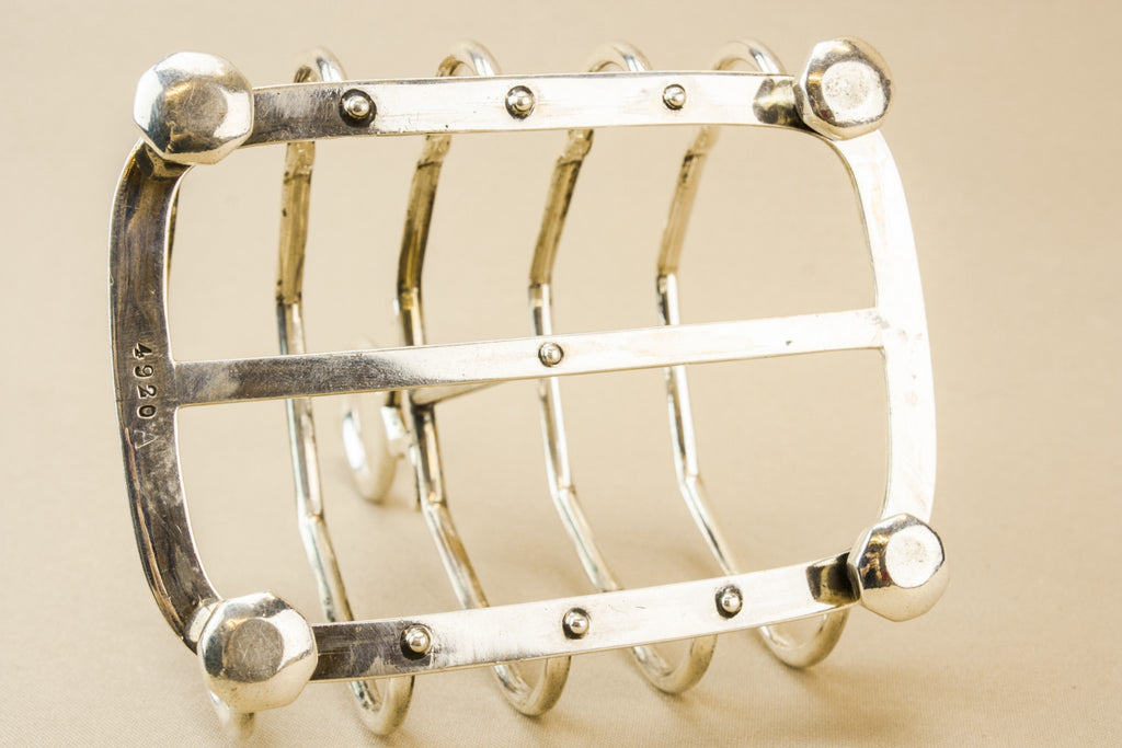 Sterling silver toast rack