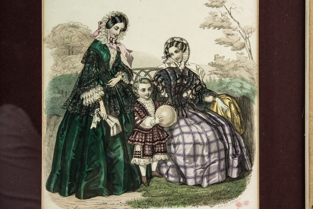 French fashion print