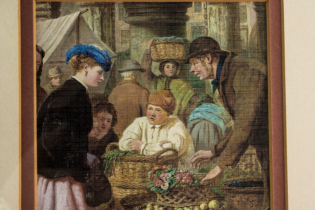 Market scene print