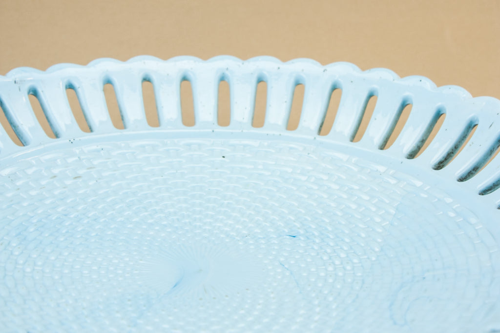 Victorian glass serving dish