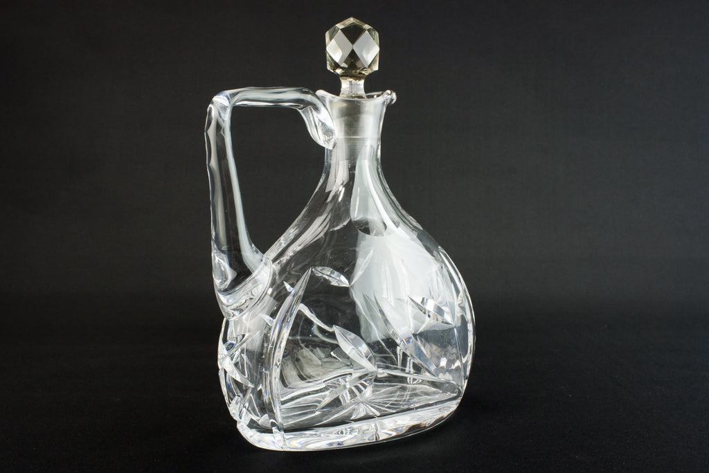 Crystal glass jug