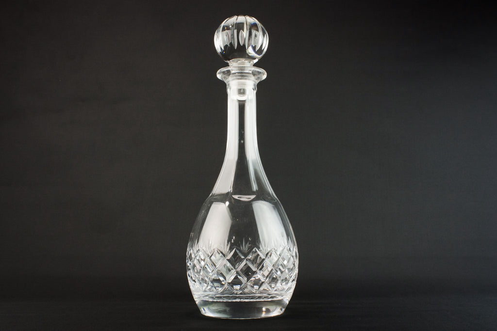 Moulded glass sherry decanter