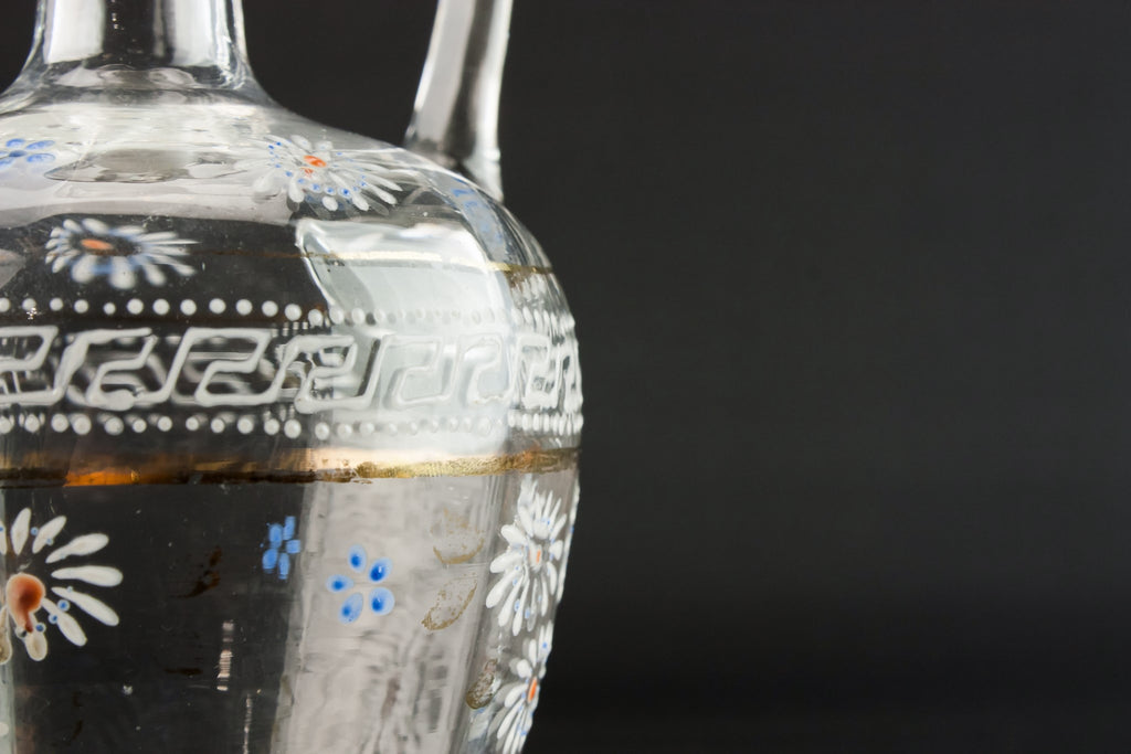 Blown glass carafe