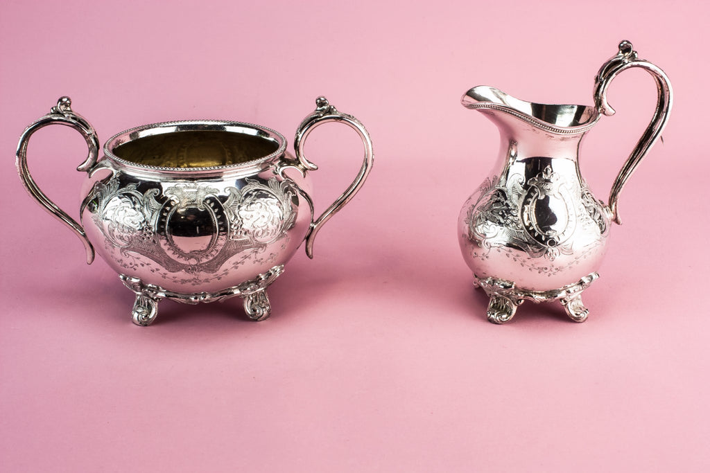 Silver plated tea set