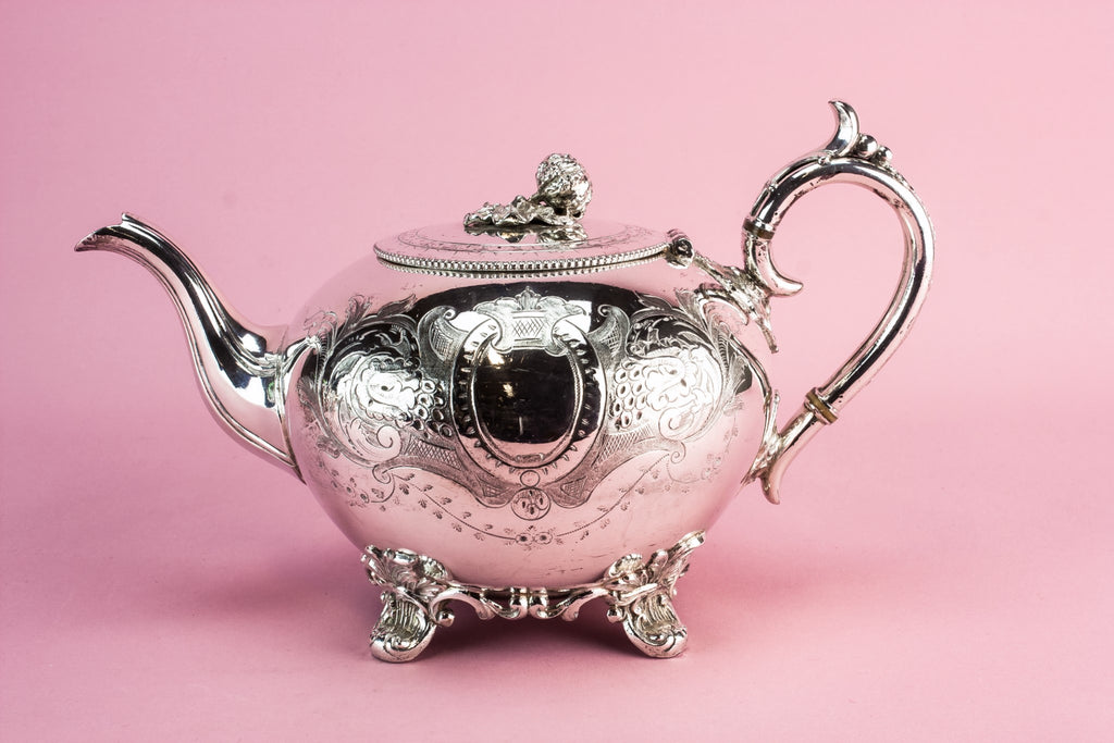 Silver plated tea set