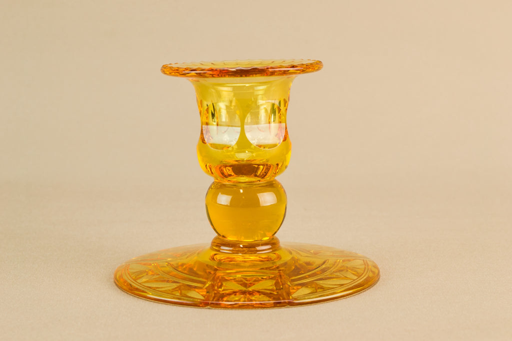 Stuart glass candlestick