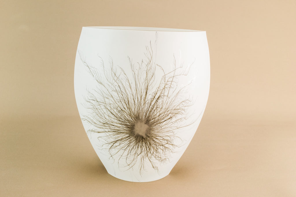 Medium glass vase