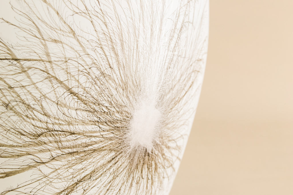 Medium glass vase