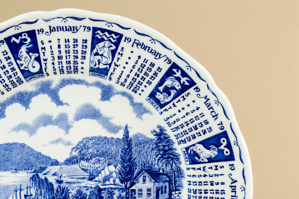 Alfred Meakin 1979 plate