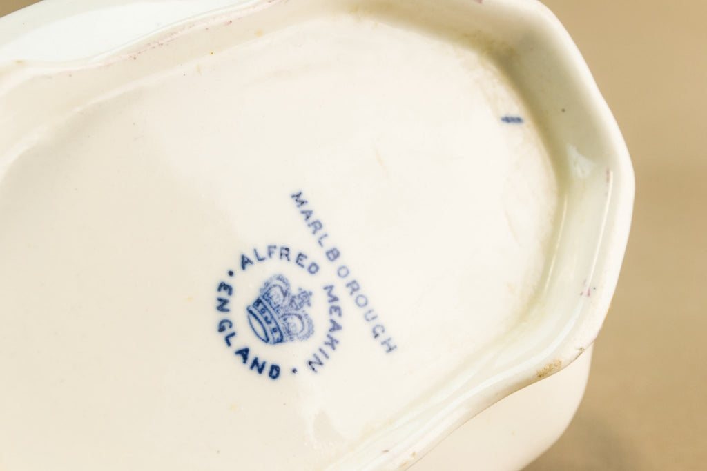 Traditional pottery gravy boat