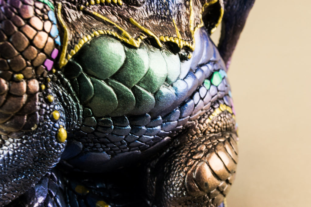 Large dragon sculpture