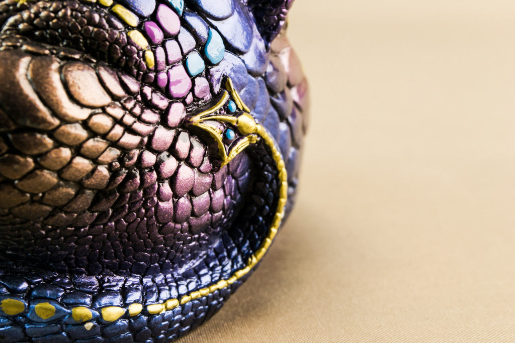 Large dragon sculpture