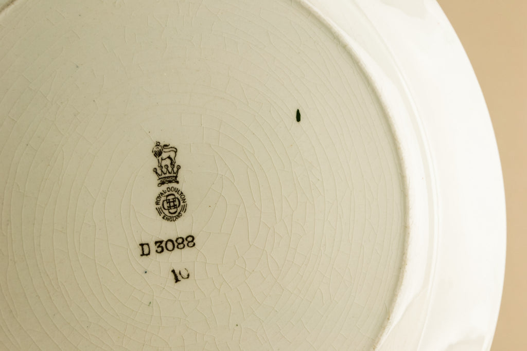 Art Deco pottery cake plate