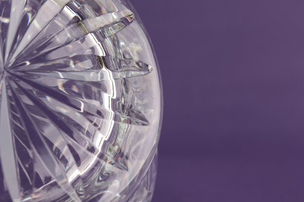 Retro glass bowl