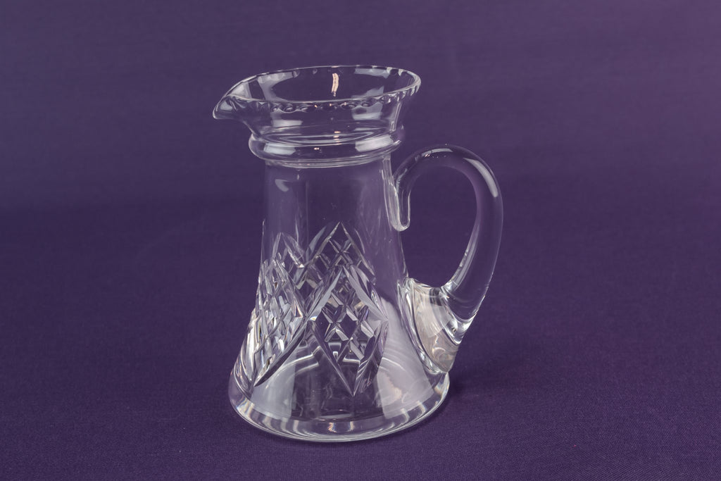 Crystal glass creamer