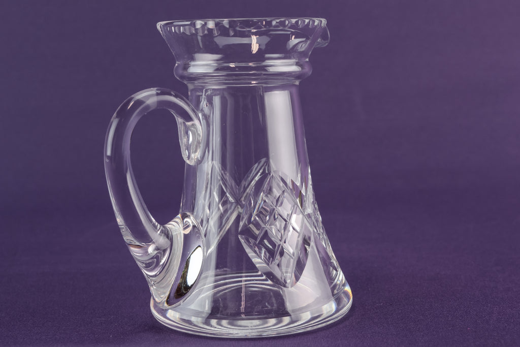 Crystal glass creamer