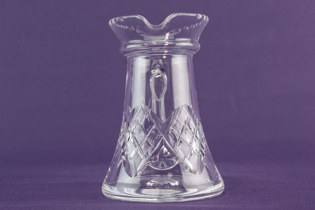 Crystal glass creamer
