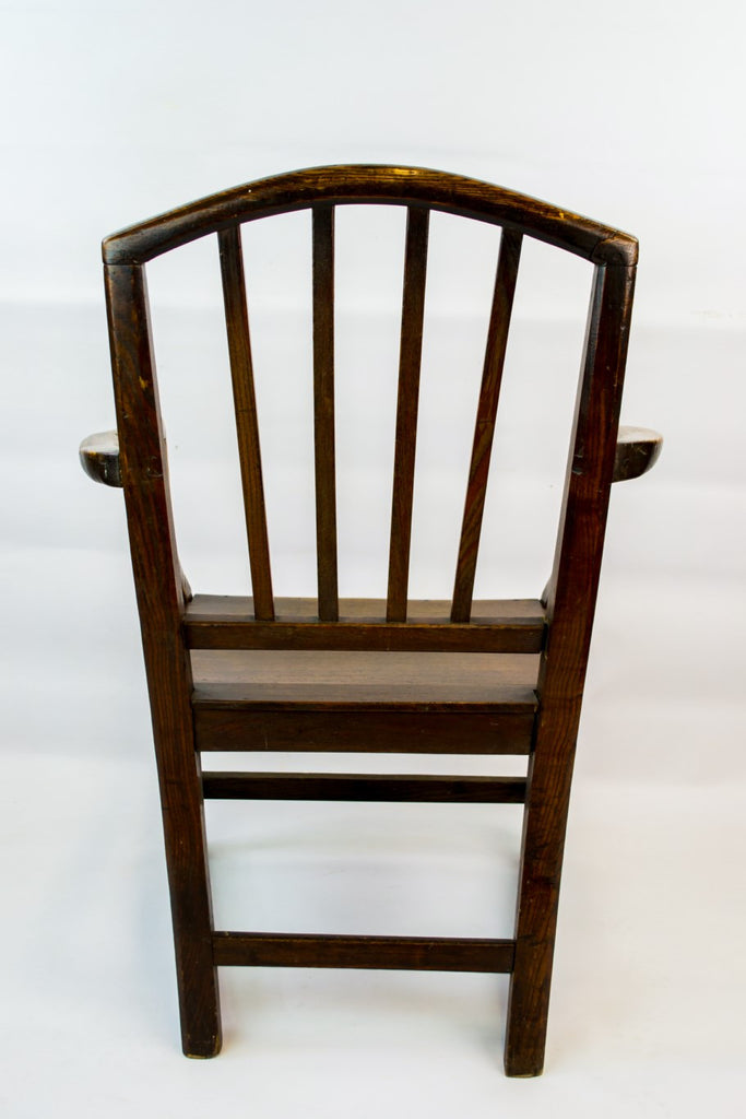 Georgian oak armchair