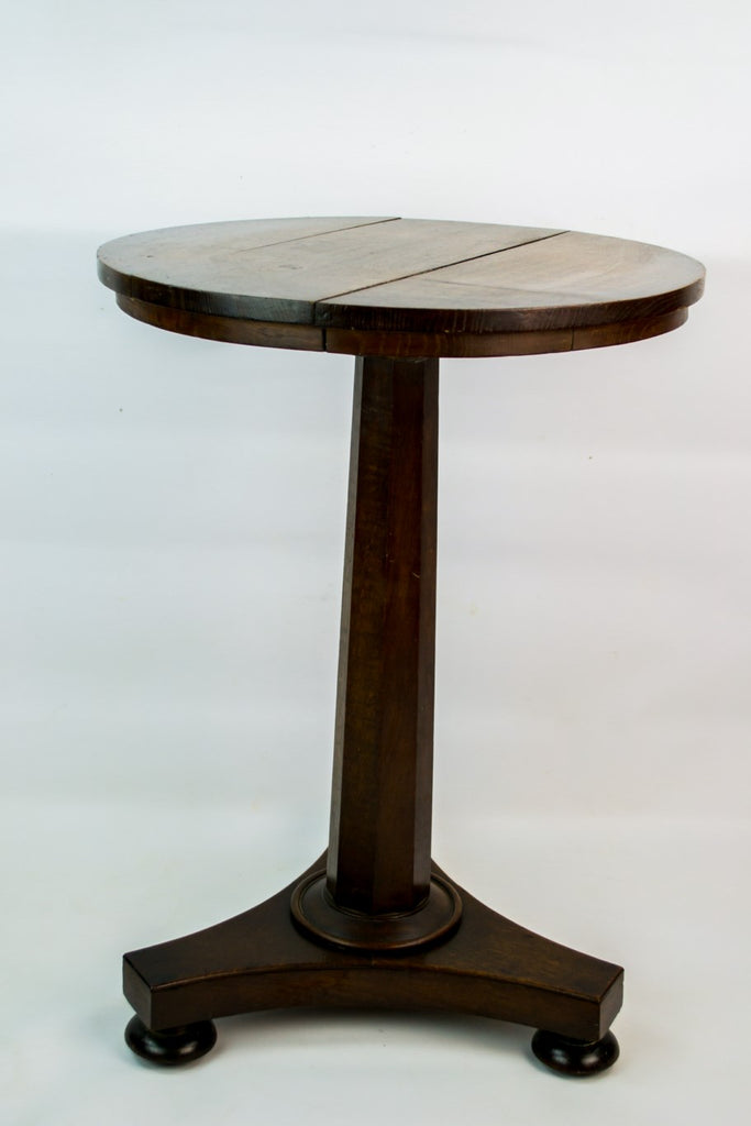 Oak tilt top table