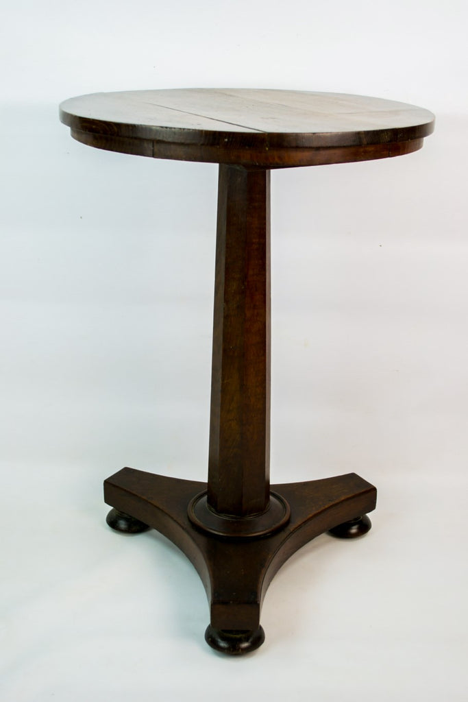 Oak tilt top table