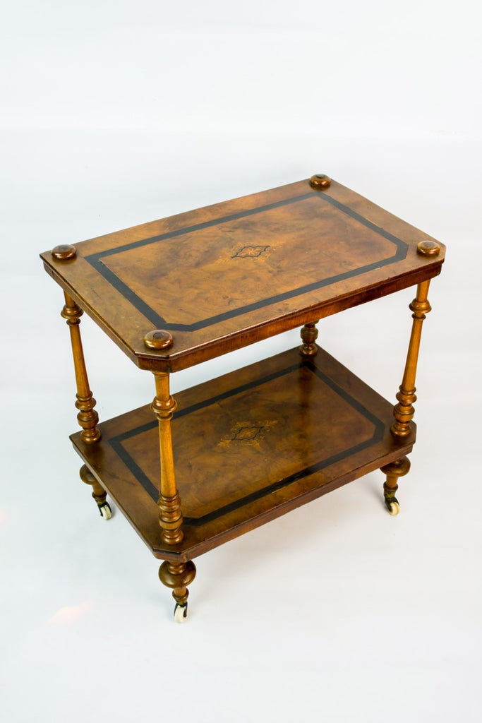 Walnut tea trolley