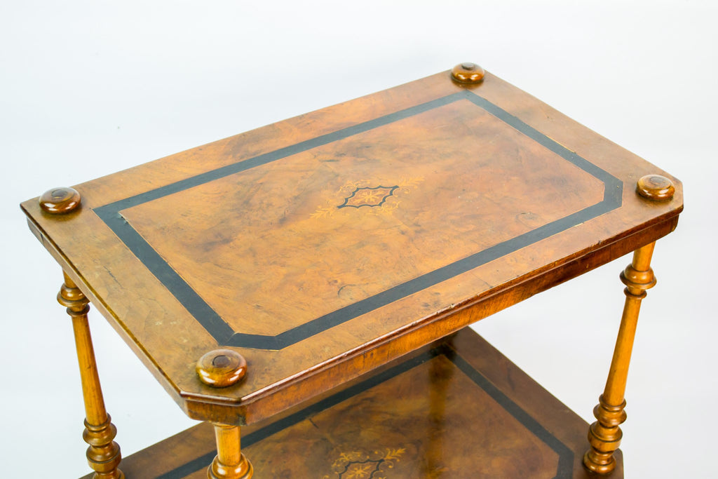 Walnut tea trolley