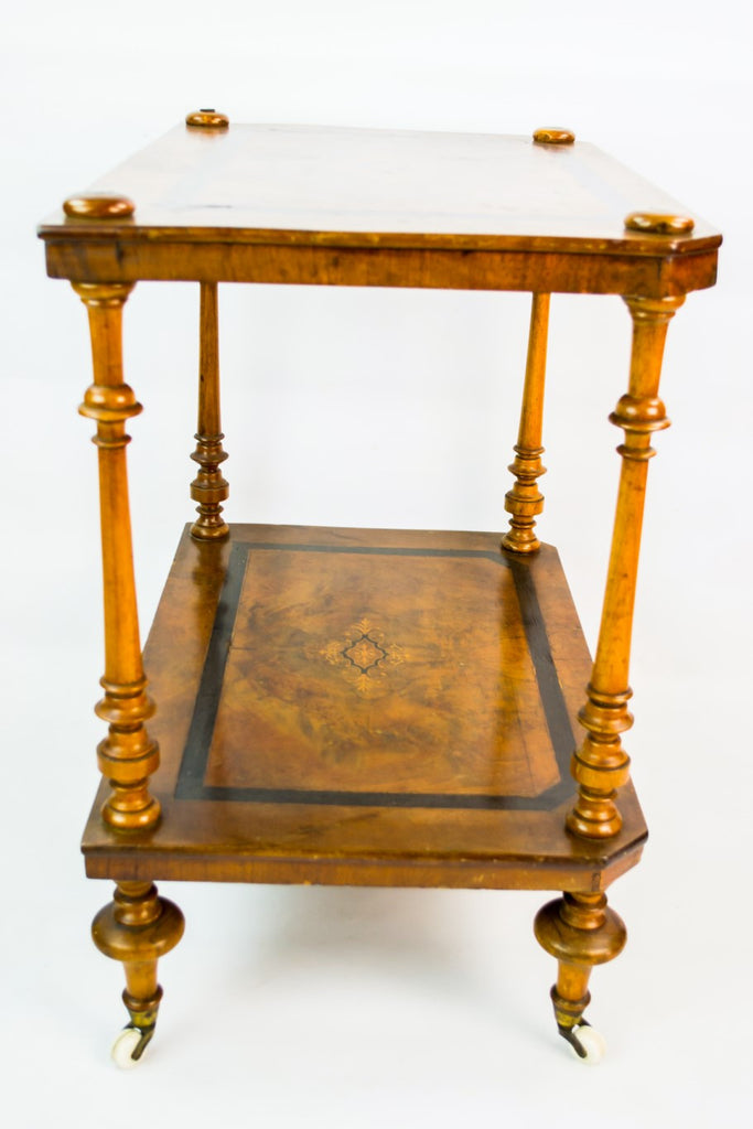 Walnut tea trolley