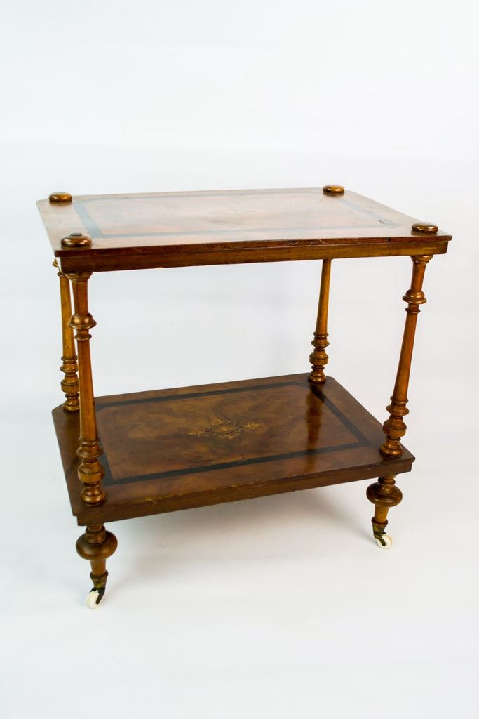 Walnut tea trolley