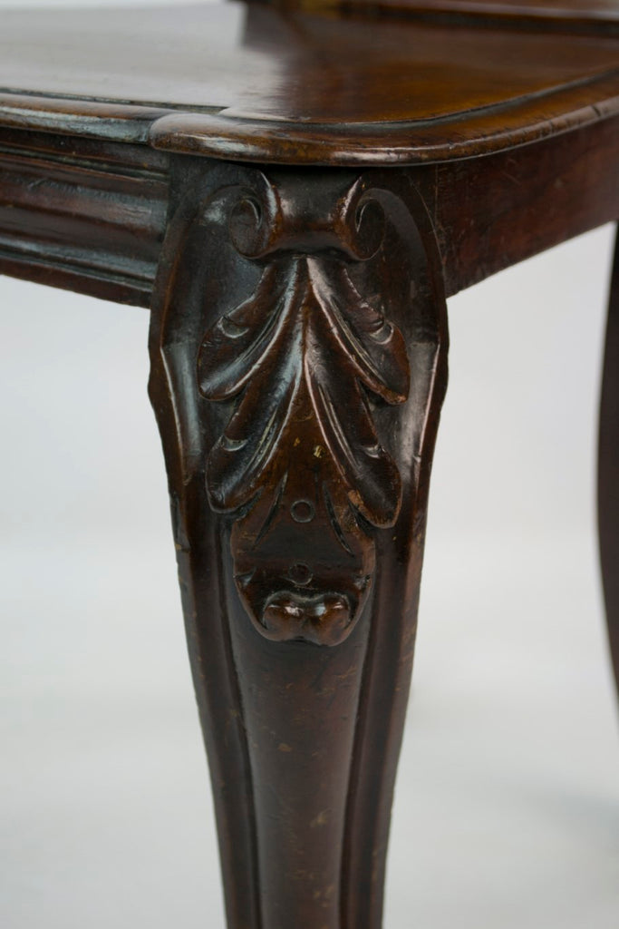 Mahogany hall chair
