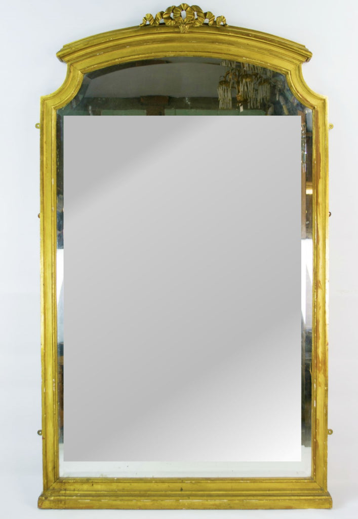 Large gilded wall mirror