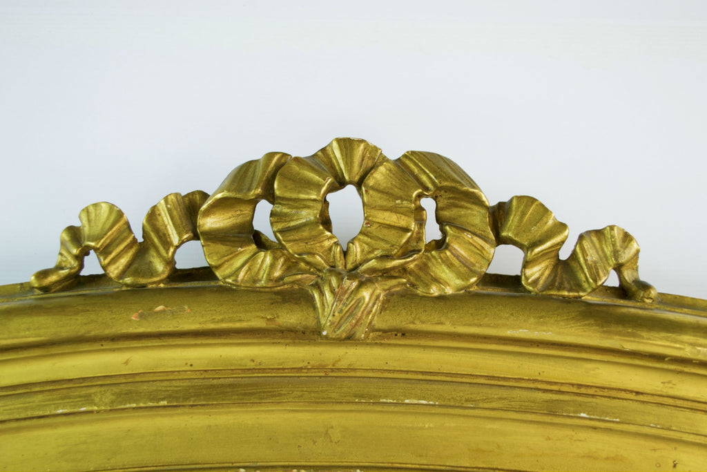 Large gilded wall mirror