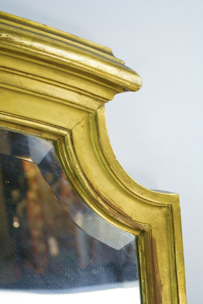 Large gilded wall mirror