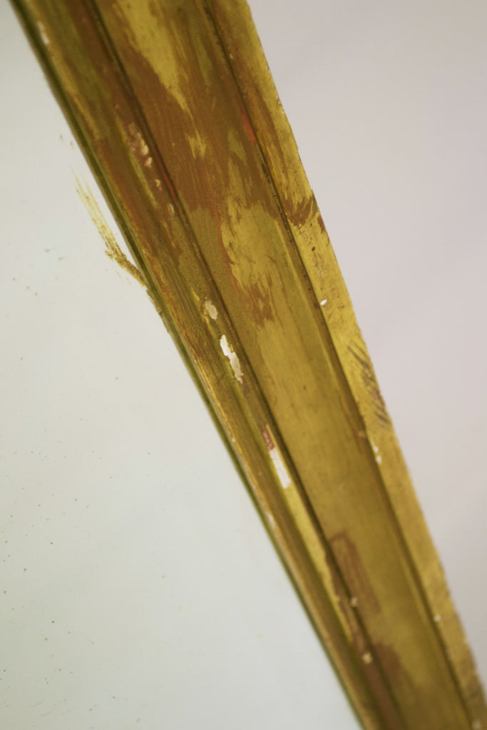 Large gilded wall mirror