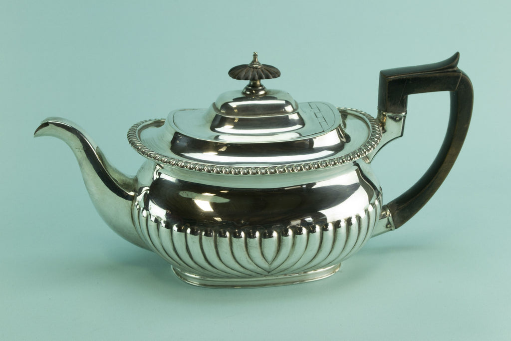 Gadrooned large teapot