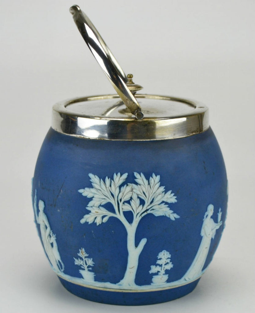 Wedgwood blue ice bucket