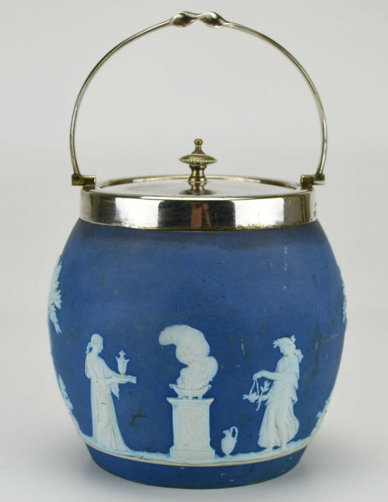 Wedgwood blue ice bucket