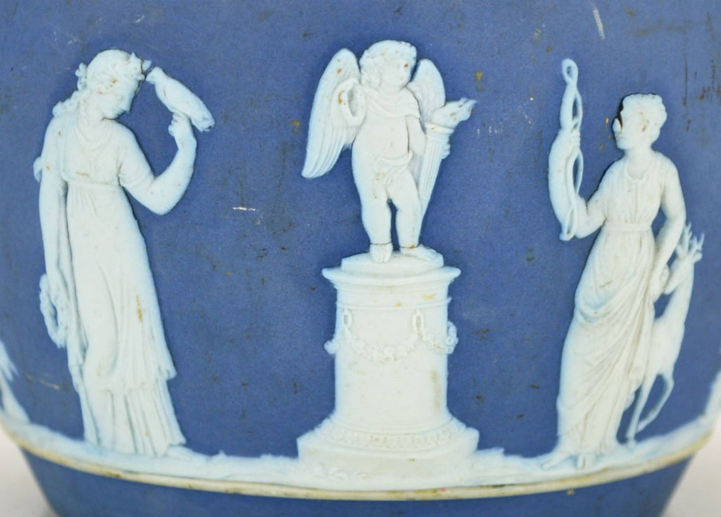Wedgwood blue ice bucket