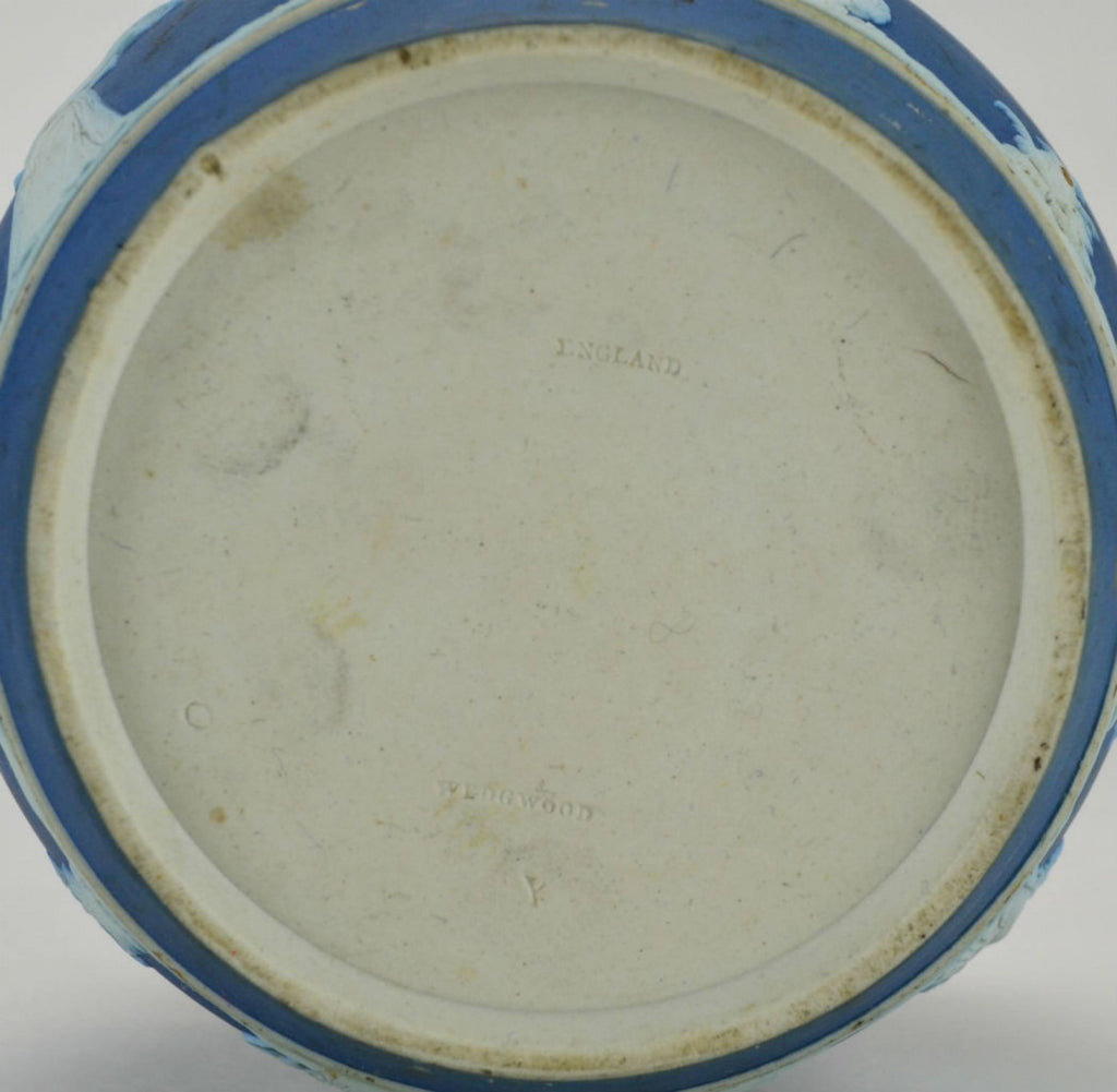 Wedgwood blue ice bucket