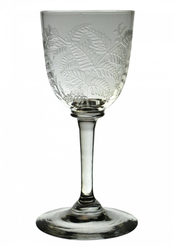 Glass wine glass