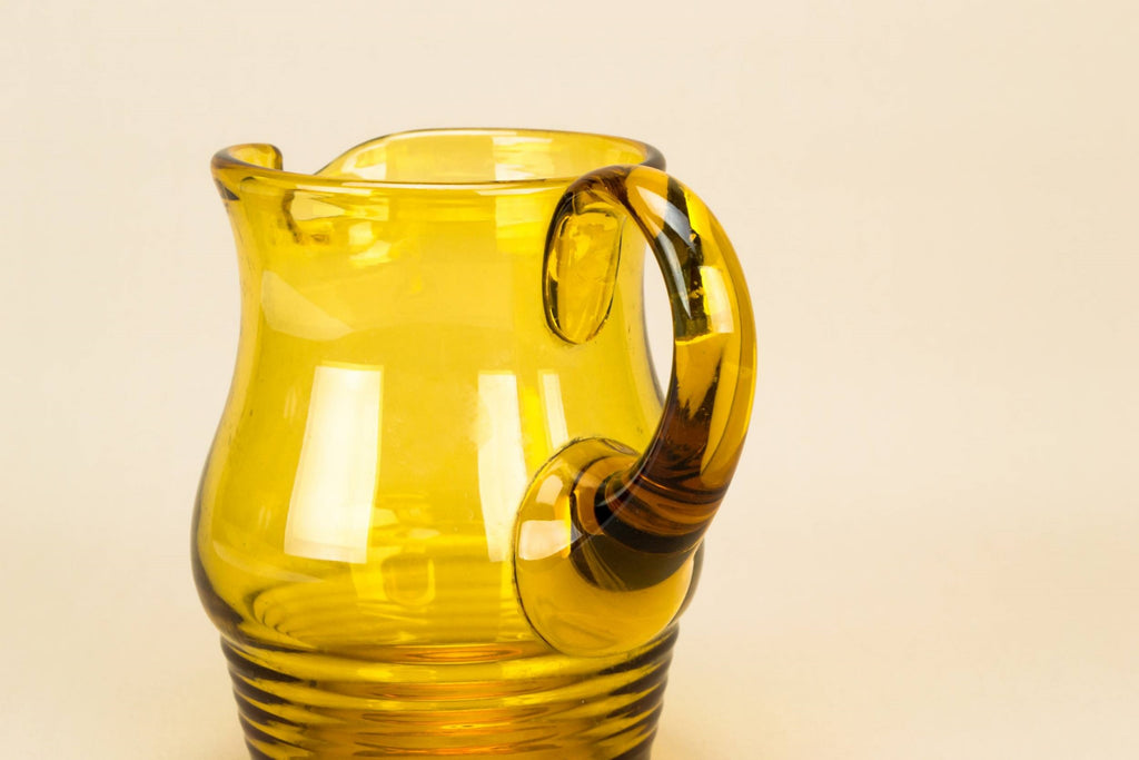 Art Deco glass jug