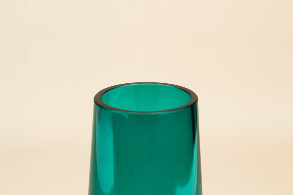 Green Riihimaen glass vase