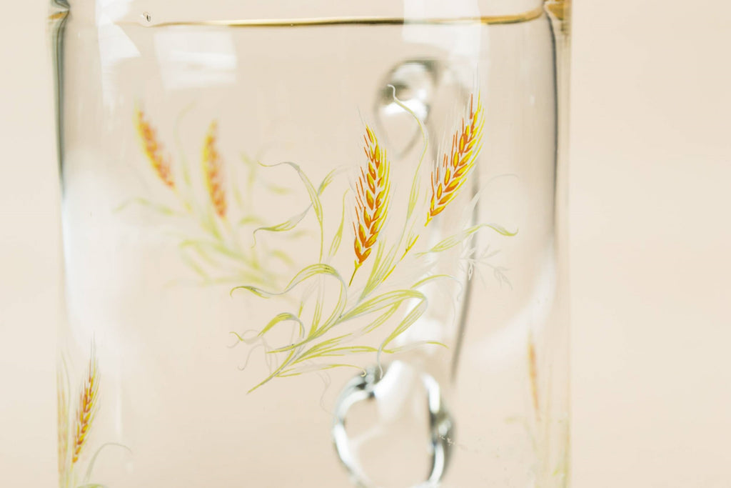 Barley beer glass tankard