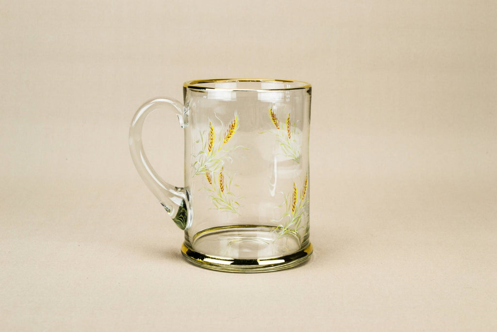 Barley beer glass tankard