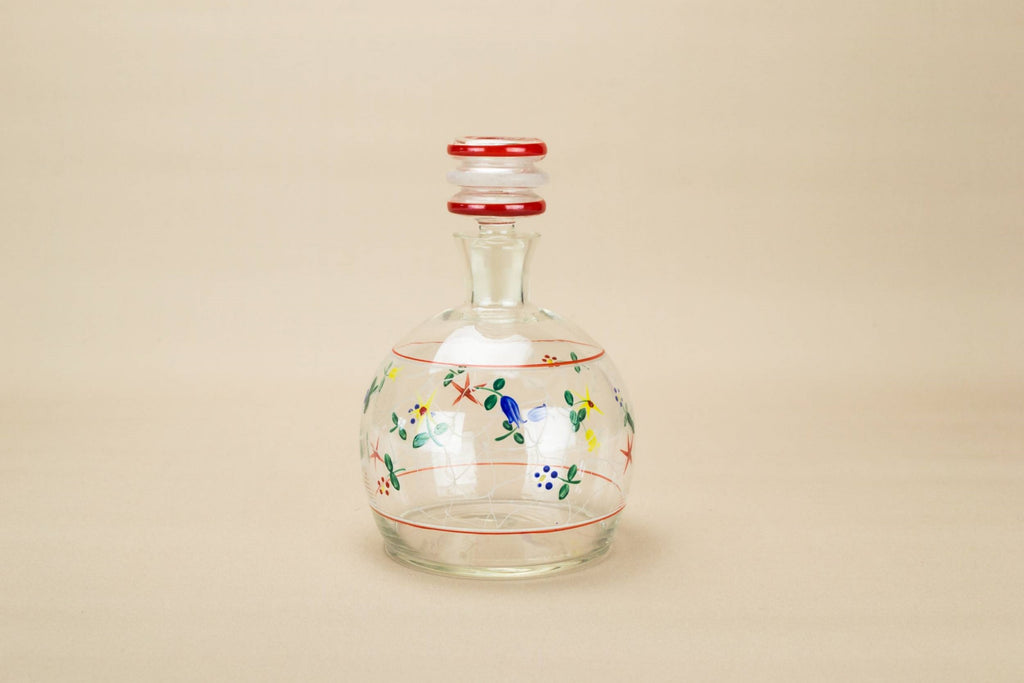 Art Deco colourful decanter
