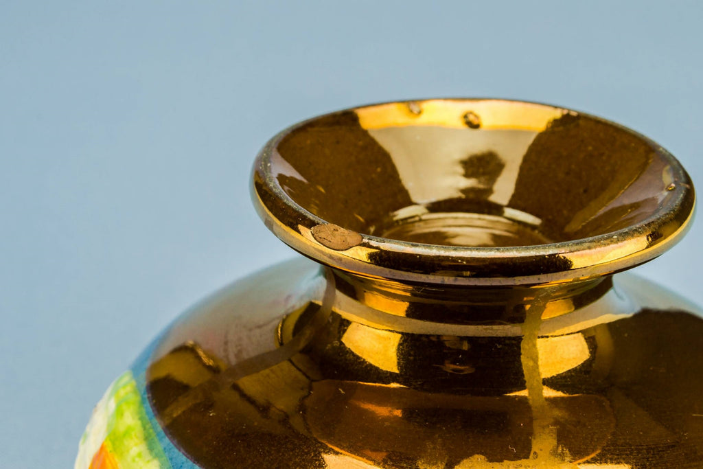 Lustre sugar bowl